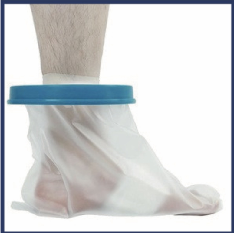 Cast Cover Leg Up to Ankle — Scanda Enterprises, medical supplies Moosapet Hyderabad